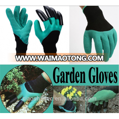 As seen on TV Garden Genie Gloves - Garden Gloves For Digging & Planting No More Worn Out Fingertips Unisex Claws On Right Hand