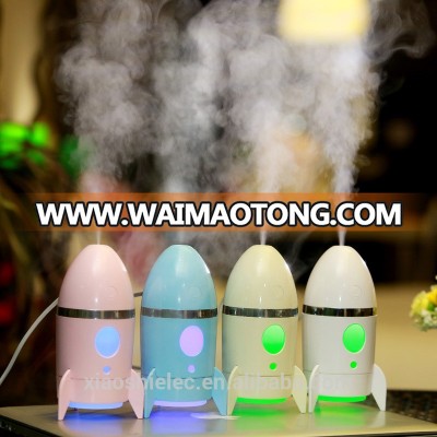 2017 new arrival trend fashion popular ultrasonic room rocket humidifier