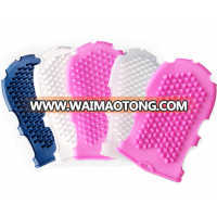 Silicone Glove Bath Brush glove Body Scrubber Cleaning Mat Massage