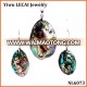 Beach Jewelry Natural Sea Green Abalone Shell Pendant Necklace